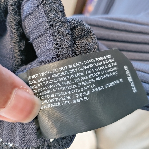 Theory Blue Ribbed Cardigan - Picture 10 of 10